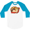 pizza pug 3/4 Sleeve Shirt