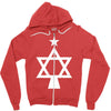 chrismukkah tree christmas Zipper Hoodie