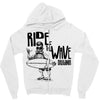 ride the wave california Zipper Hoodie