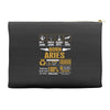 Born Aries Multitasking Problem Solving Tees Accessory Pouches
