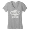 geek zone Women's V-Neck T-Shirt