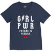 Girl Power Future Is Female V-Neck Tee