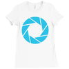 camera shutter Ladies Fitted T-Shirt