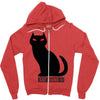 cat Zipper Hoodie