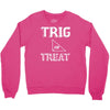 trig or treat1 Crewneck Sweatshirt