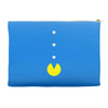 funny 80s pacman 'eating buttons' Accessory Pouches