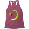 gay pride star and crescent Racerback Tank