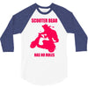 bear has no rules 3/4 Sleeve Shirt