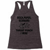 throat punch i win Racerback Tank