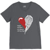 half of my heart is in heaven with my angel V-Neck Tee