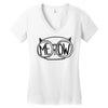 meow cat Women's V-Neck T-Shirt