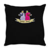 squeak squad Throw Pillow