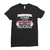 it' ok to stare at my cupcakes they are delicious Ladies Fitted T-Shirt