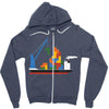 russian cargo Zipper Hoodie