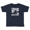 silver edition train insaiyan dragonball z insane bodybuilding goku Toddler T-shirt