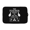This Teacher Survived The 2016 2017 School Year Laptop cover