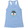 crazy penguin lady Racerback Tank