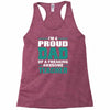 proud dad of a freaking awesome teacher. father's day gift for dad. Racerback Tank
