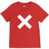 cross logo V-Neck Tee