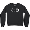 chicken and magnet Crewneck Sweatshirt