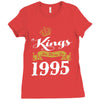kings are born in 1995 Ladies Fitted T-Shirt