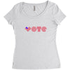 i am a voter t-shirt Women's Triblend Scoop T-shirt