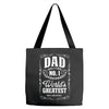 dad number one world's greatest Tote Bags