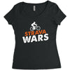 strava wars Women's Triblend Scoop T-shirt