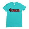 Fuck Cancer Deadpool Ladies Fitted T-Shirt