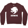 sonic uomo donna bambino sega videogames Crewneck Sweatshirt