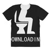 downloading ! funny white sex All Over Women's T-shirt