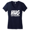 hug machine funny joke Women's V-Neck T-Shirt