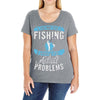 go fishing Ladies Curvy T-Shirt