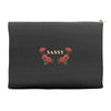 sassy with roses Accessory Pouches
