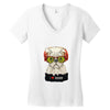 Dog-I MUSIC Women's V-Neck T-Shirt