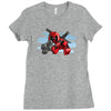 lego deadpool Ladies Fitted T-Shirt