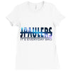jake paulers cool lights Ladies Fitted T-Shirt