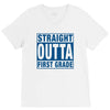 straight outta first grade V-Neck Tee