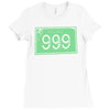 999 punk damned buzzcocks Ladies Fitted T-Shirt