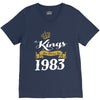 kings are born in 1983 V-Neck Tee