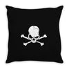 skull skeleton Throw Pillow