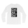 control alt delete Long Sleeve Shirts