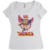 miss 'murica Women's Triblend Scoop T-shirt