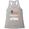 Halloween Kings Are Born In September Racerback Tank