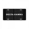 Delta Gamma License Plate