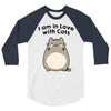i am in love with cats 3/4 Sleeve Shirt