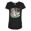 forest friends Maternity Scoop Neck T-shirt