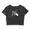 snowboarder freestyle piste snowboarden sport Crop Top