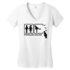 problem solved 2 Women's V-Neck T-Shirt