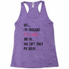 Yes...I'm Pregnant.It's a Girl! And No...You Can't Touch My Belly! Racerback Tank